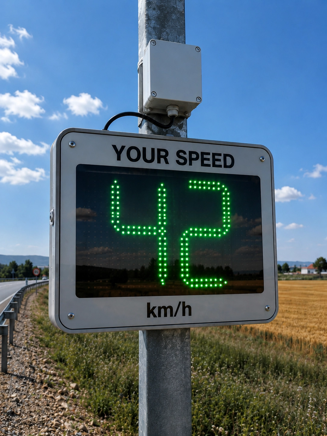 Traffic radar for interurban roads