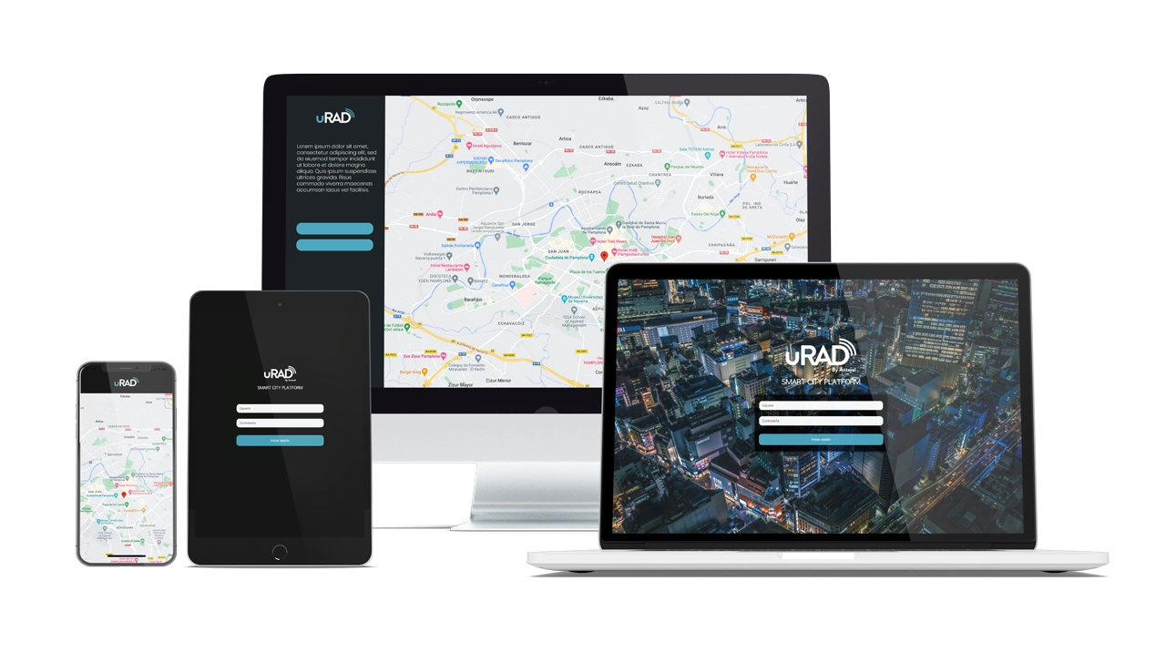 uRAD Cloud dashboard platform